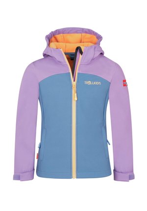 TROLLKIDS, SOFTSHELL JACKETS UNISEX - Soft shell jacket - violet sorbet/cornflower