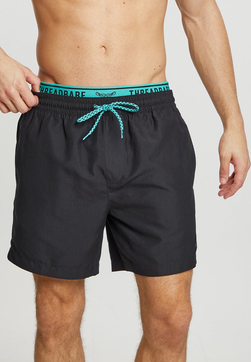 Threadbare PARKER Shorts da mare black/nero Zalando.it