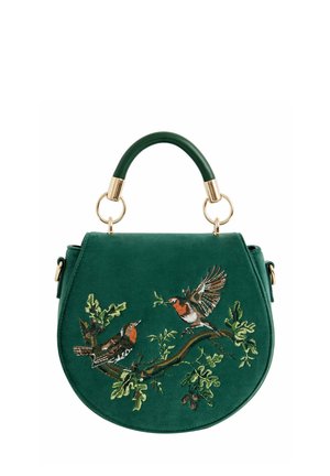 FABLE ENGLAND DEER MOON EMBROIDERED SADDLE - Rankinė - green