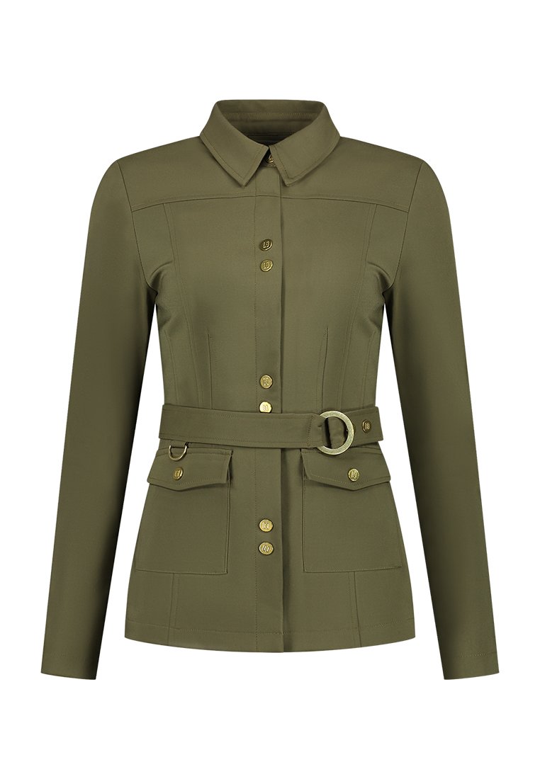 NIKKIE Lichte jas olijfgroen