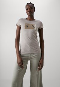 Armani Exchange Marškinėliai su spaudiniu - off road