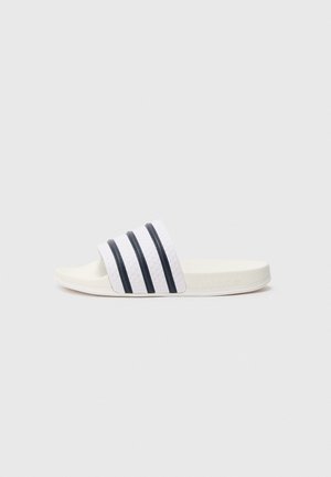 ADILETTE OG UNISEX - Chinelos de piscina - white/collegiate navy