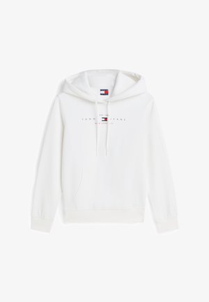 Tommy Jeans, LINEAR - Суитшърт с качулка - ecru