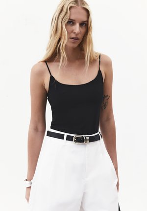 OXXO, OXXO BODYCON TANK TOP U NECK - Top - black