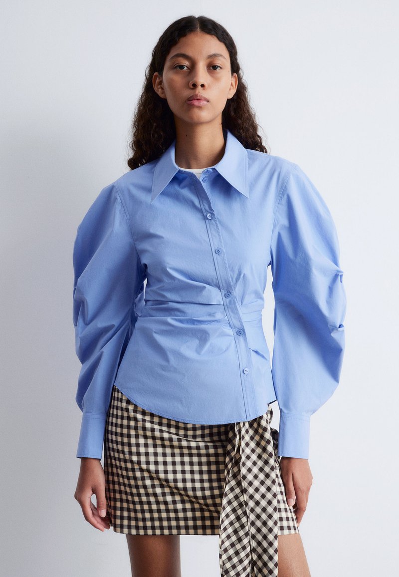 ASYMMETRICAL - Hemdbluse - mid blue