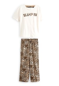 Next STANDARD SET - Set lenjerie de noapte - tan brown leopard