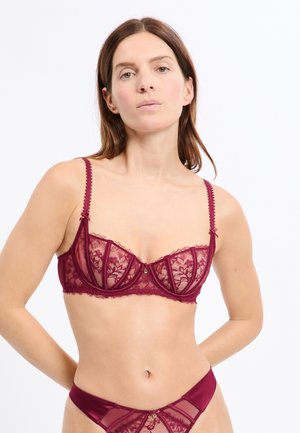 ARMATURE MASCARADE - CLASS - Soutien-gorge à balconnet - bordeaux grenat
