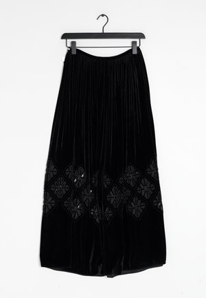 Massimo Dutti Jupe trapèze - black