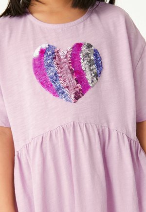 Next, Robe en jersey - purple