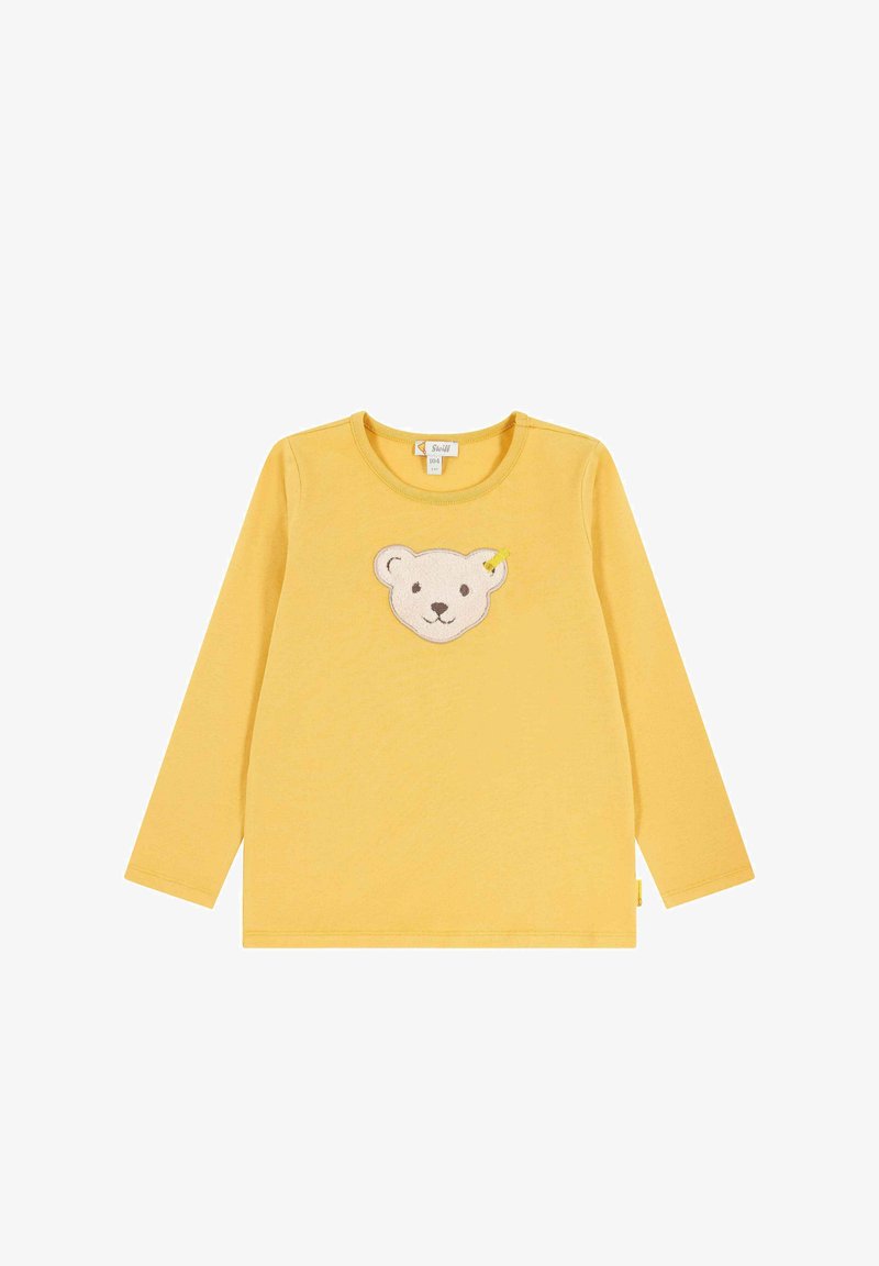 Steiff MIT TEDDYKOPF MIT SQUEEZER - Long sleeved top - ochre