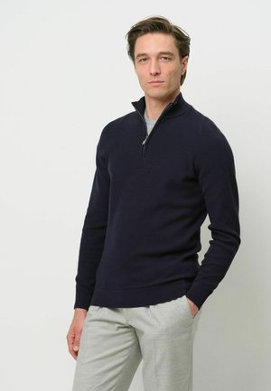 1/2 ZIP - Jersey de punto - navy