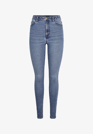 Pieces PCDANA HW - Jeggings - medium blue denim