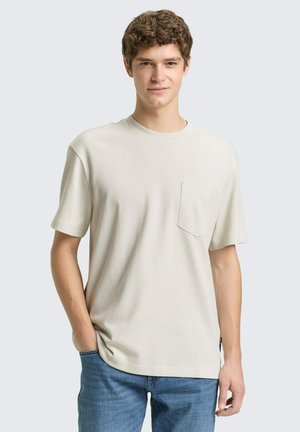 Basic T-shirt - greyish white