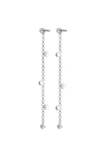 Elli SPARKLING BASIC GEO - MIT KRISTALLEN VON SWAROVSKI® - Ohrringe - silberfarben