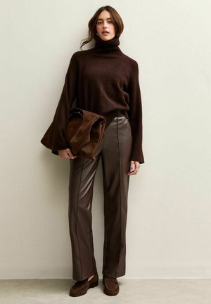 Broek - dark brown
