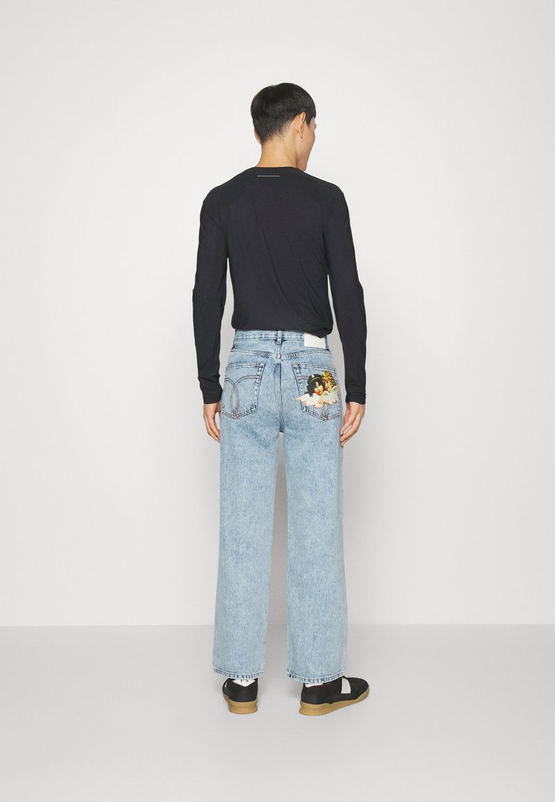 straight leg acid wash jeans retro ::: s main image 0