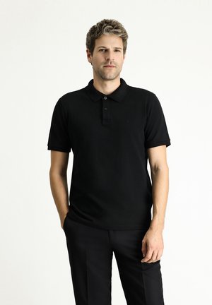REGULAR FIT - Poloshirt - black
