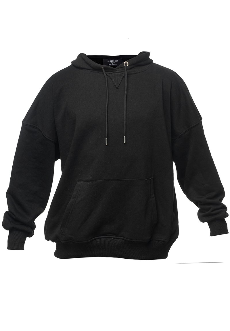 Damen Sweatshirts | Tom Barron Kapuzenpullover schwarz - BD23052 Damen Sweatshirts | Tom Barron Kapuzenpullover schwarz - BD23052