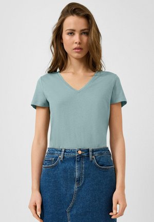 T-Shirt basic - helles türkis