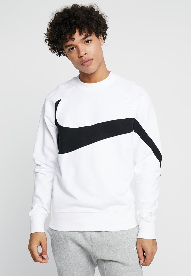 Nike Sportswear CREW Sweater whiteblackwit Zalando.nl Nike Sportswear CREW Sweater whiteblackwit Zalando.nl