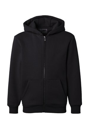 Urban Classics, KIDS FLUFFY ZIP HOODY - Sweatjacke - black