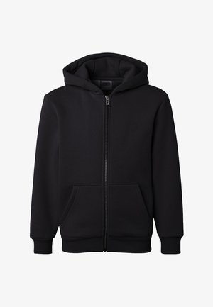Urban Classics, KIDS FLUFFY ZIP HOODY - Bluză de molton cu fermoar - black