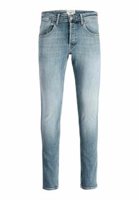 Pieguloša piegriezuma džinsi - blue denim