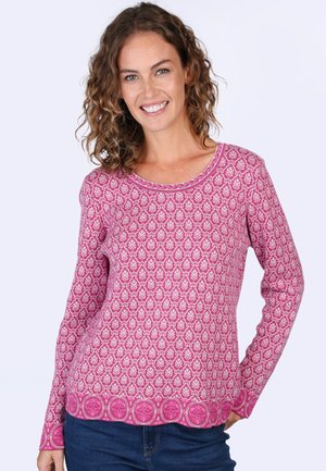 Sorgenfri Sylt Strickpullover - raspberry