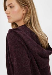 Vero Moda VMDOFFY OPEN HOOD CARDIGAN  - Cardigan - winetasting