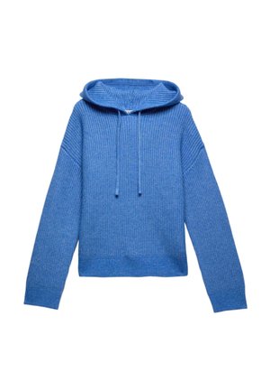 CLOUD-YARN TEXTURED - Hættetrøje - cornflower