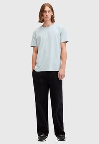 AllSaints BODEGA SS CREW - T-shirt basic - light blue
