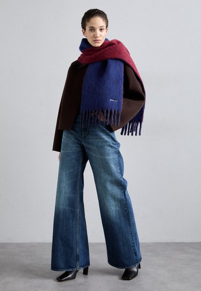 Bally SCARF - Scarf - marine/candy red
