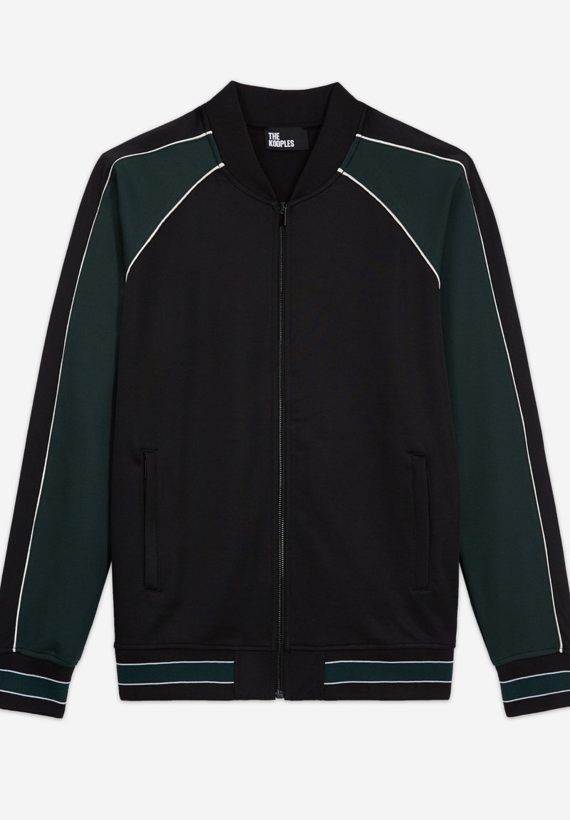 The Kooples Sweater met rits groen The Kooples Sweater met rits groen