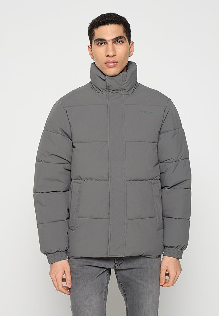 Replay Winterjas donkergrijs Replay Winterjas donkergrijs