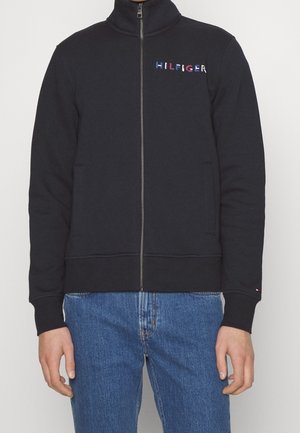 Sweater met rits - dark blue