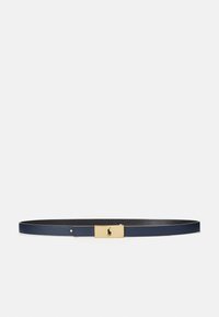 POLO ID REVERSIBLE LEATHER BELT - Cinto - marine navy/black
