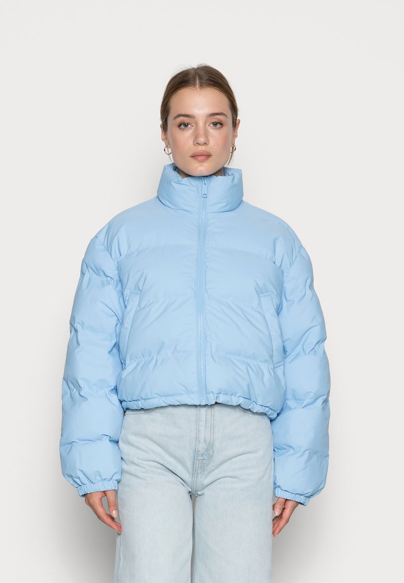 Weekday PROMIS SHORT PUFFER JACKET - Winter jacket - blue - Zalando.ie