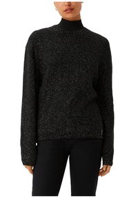 comma casual identity Strickpullover - schwarz