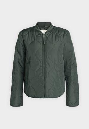 TOM TAILOR, QUILTED JACKET - Jas - darkest olive