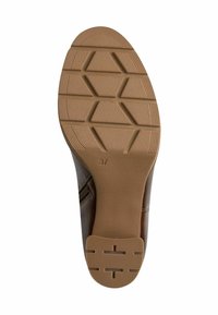 Marco Tozzi CHELSEA - Bottines à talons hauts - cognac comb