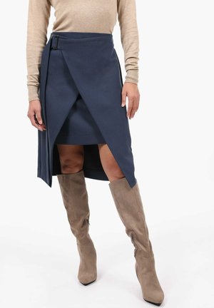 FREYDAY - Pencil skirt - dunkelblau