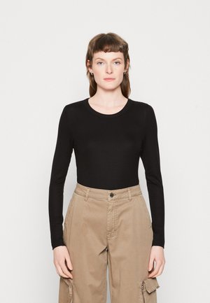 SLFDIANNA O NECK - T-shirt à manches longues - black