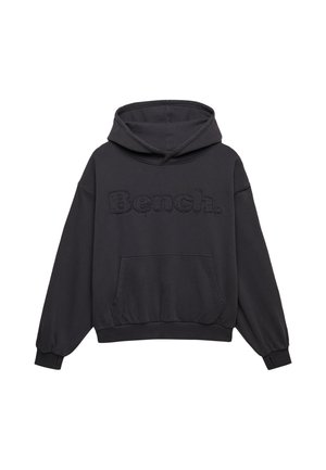 Bench, BENCH X SUPERDRY &AMP; CO BENCH OVERSIZED APPLIQUE HOODIE - Hættetrøje - charcoal