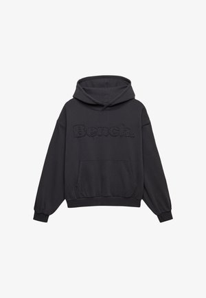 Bench, BENCH X SUPERDRY & CO BENCH OVERSIZED APPLIQUE HOODIE - Jersey con capucha - charcoal