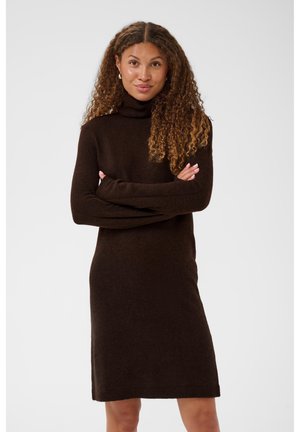 Saint Tropez, AMOLISZ ROLLNECK - Robe pull - dark oak melange