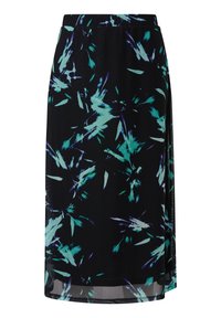 comma MIDIROCK IM - A-line skirt - schwarz