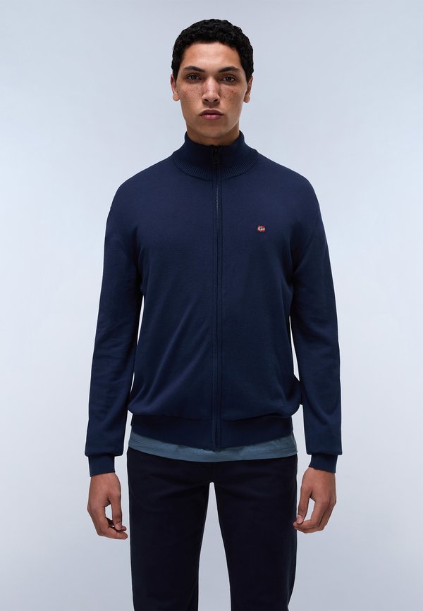 DECATUR - Cardigan - blu marine