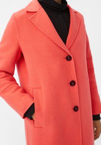 comma casual identity LOOSE FIT AUS DOUBLEFACE - Klassischer Mantel - koralle