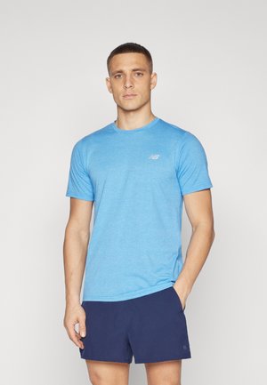 SPORT ESSENTIALS HEATHERTECH - T-Shirt sport - blue