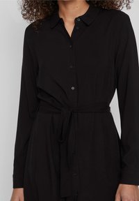 VILA Abito a camicia - black